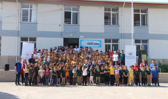 Amatör Spor Haftası nedeniyle köy okulunda spor branşları tanıtıldı