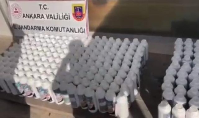 Ankara'da 'sahte deterjan' operasyonu: 352 ton asit, 38 ton sahte deterjan ele geçirildi