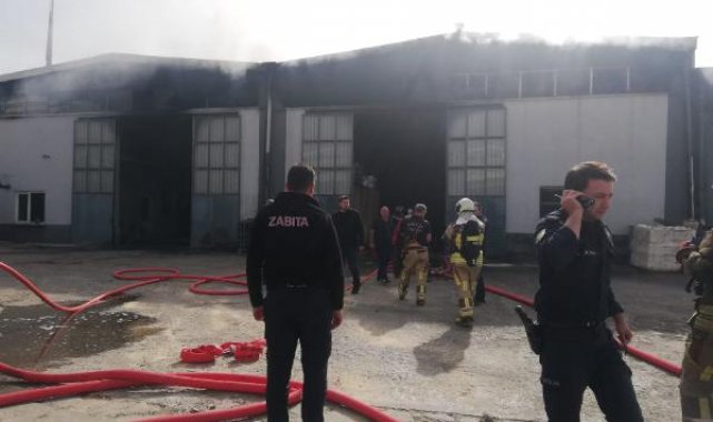 Ankara'da atık ayrıştırma merkezinde yangın