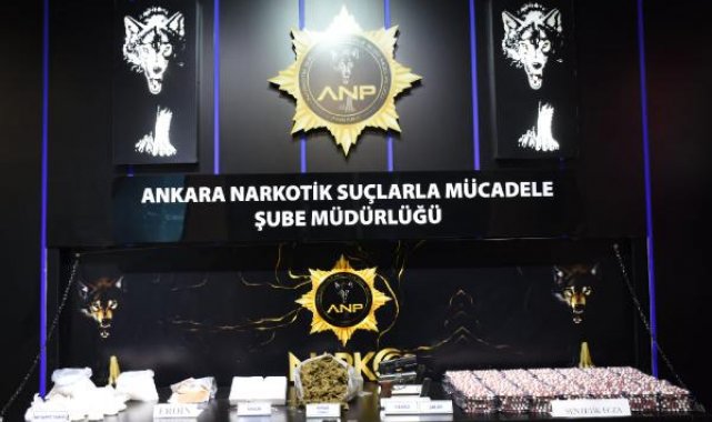 Ankara'da uyuşturucu operasyonlarında 39 tutuklama