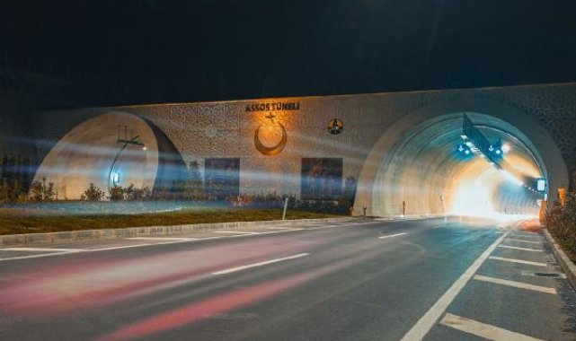 Assos ve Troya tünellerinden 3 milyondan fazla araç geçti