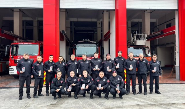 Ateş savaşçılarına teşekkür