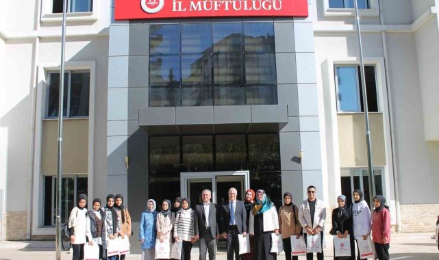Aydın İl Müftüsü Güneş Şanlıurfalı öğrencileri ağırladı