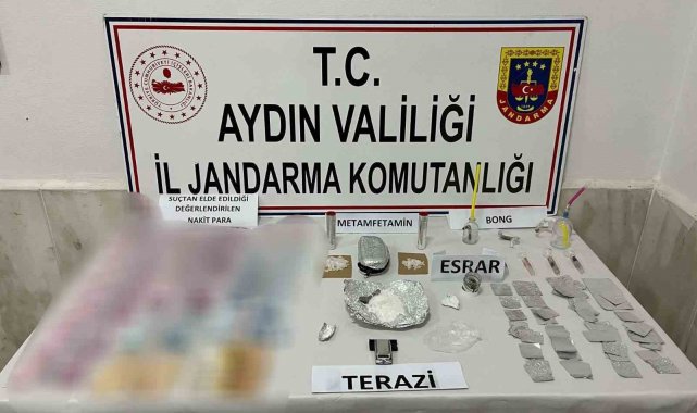 Aydın jandarması uyuşturucuya geçit vermiyor