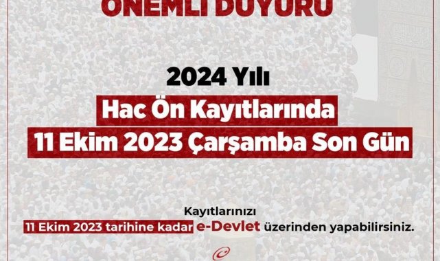 Aydın Müftülüğü hac ön kayıtları konusunda vatandaşları uyardı