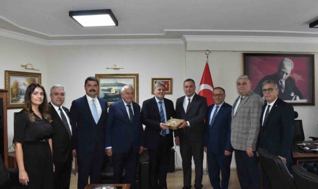 Aydın Ticaret Borsası yönetimi, Cumhuriyet Başsavcısı Yılmaz'la bir araya geldi