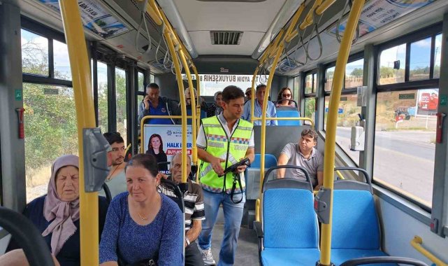 Aydın'da minibüs ve otobüslere sivil denetim