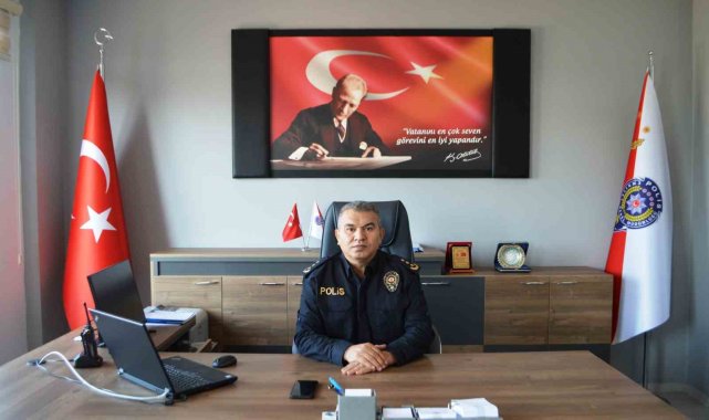 Ayvalık'ın yeni ilçe emniyet müdürü Çakır görevine başladı