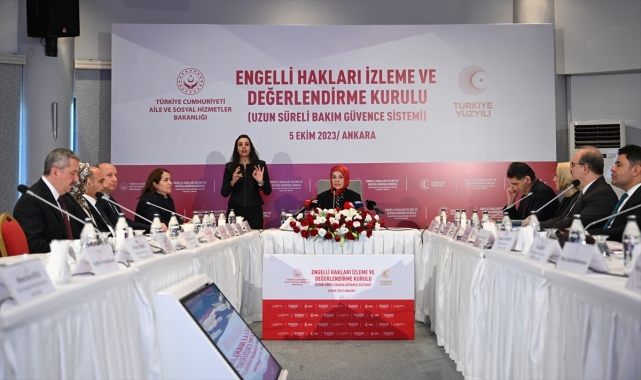 Bakan Göktaş, Engelli Hakları İzleme ve Değerlendirme Kurulu Toplantısı'nda konuştu: