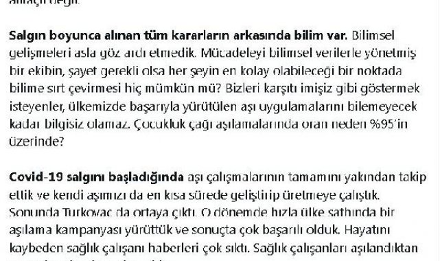 Bakan Koca: Toplu aşılamaya ihtiyaç olmayan bir dönemdeyiz