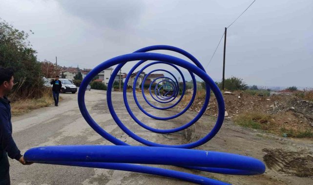 Barış Mahallesi'nin içme suyu hattı yenilendi