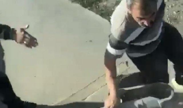Başakşehir'de trafikte bıçaklı kavga kamerada