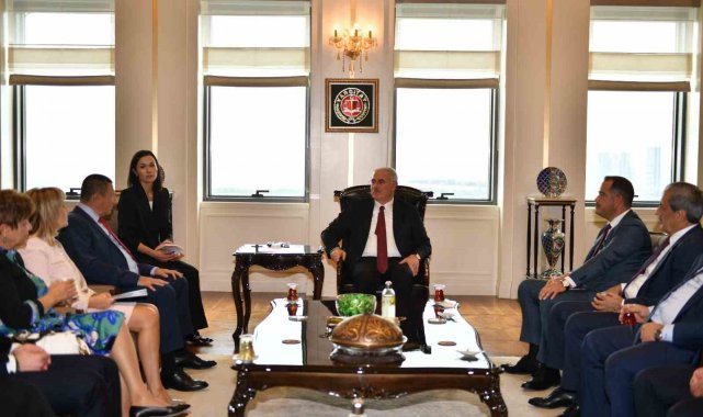 Başkan Akarca, Bulgaristan Cumhuriyeti İçişleri Bakanı Stoyanov'u kabul etti
