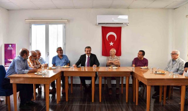Başkan Çetin, emeklilerin sorunlarını dinledi