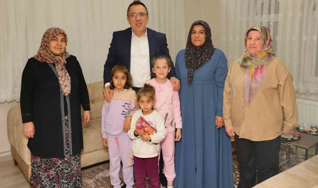 Başkan Savran Şehit aileleri ile bir araya geldi