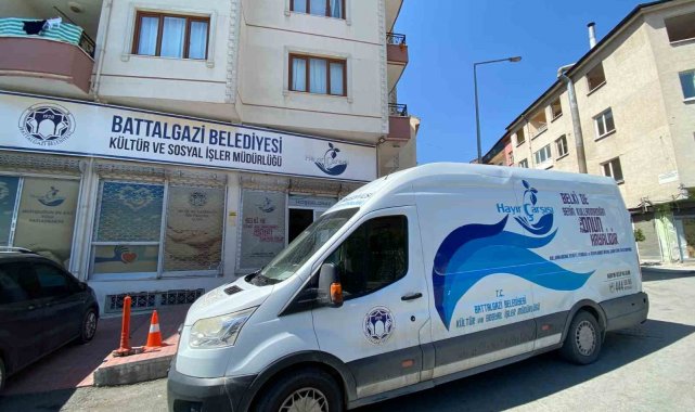 Battalgazi Belediyesi Hayır Çarşı'sından 300 bin aileye yardım