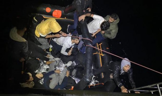 Bodrum'da 102 kaçak göçmen yakalandı, 24 kaçak göçmen kurtarıldı