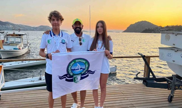 Bodrumsporlu yelkenciler derece yaptı
