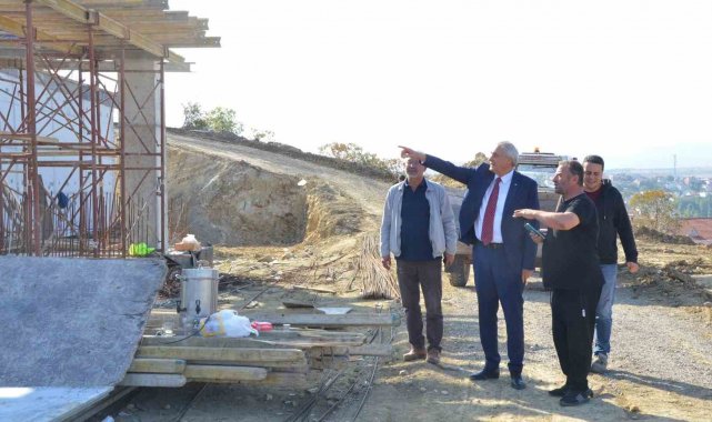Bozüyük'te anı evi ve yeni seyir terasının yapım çalışmaları devam ediyor