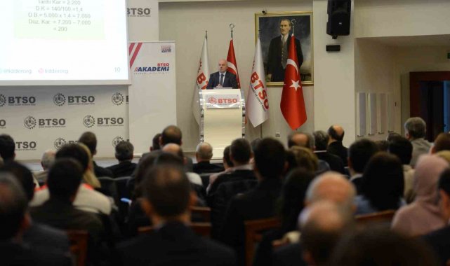 BTSO Akademi'de 'Enflasyon Muhasebesi' eğitimine büyük ilgi