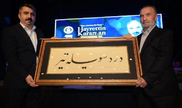 Bursa'da, İlahiyatçı- İslam Hukukçusu Hayrettin Karaman'a vefa programı