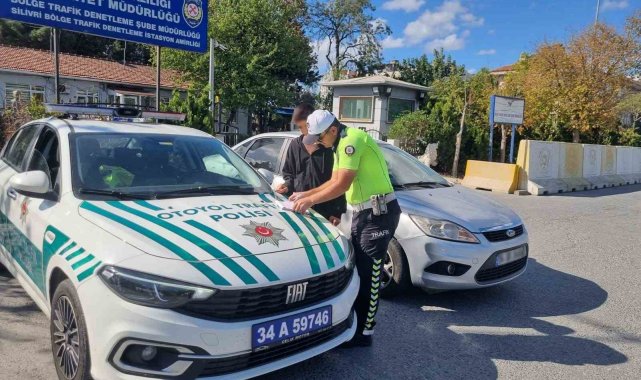 Büyükçekmece'de trafikte tehlikeli hareketler yapan şahıs yakalandı