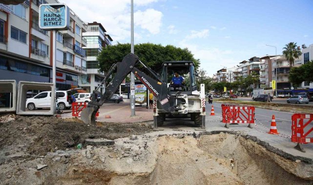 Büyükşehir'den 40 milyon TL'lik yağmur suyu altyapı çalışması