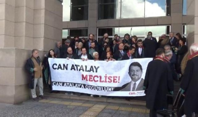 Can Atalay için adliye önünde basın açıklaması
