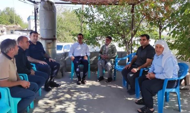 Çermik Kaymakamından Kıbrıs gazisine anlamlı ziyaret