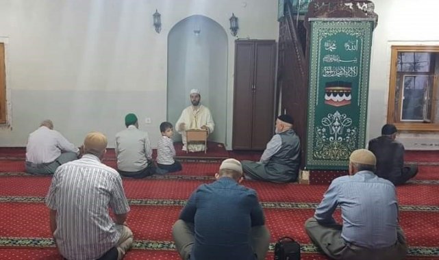 Çermik'te sabah namazı buluşması