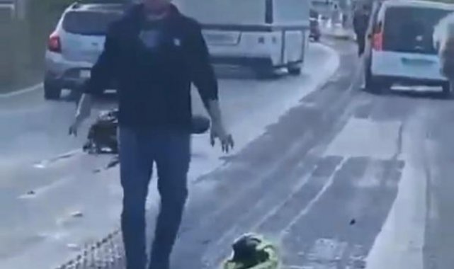 Çorum'da motosiklet ile bisiklet çarpıştı: 2 ağır yaralı