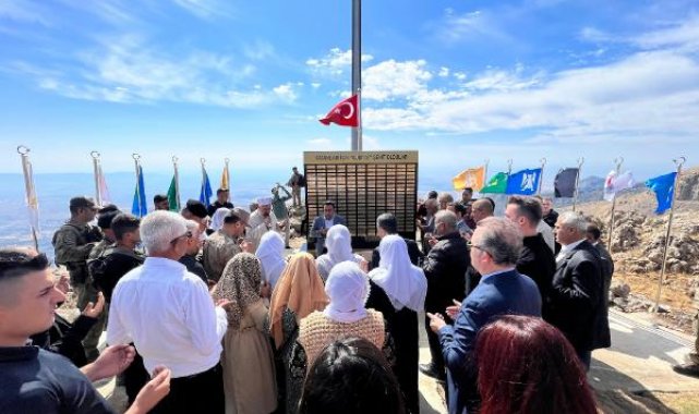 Cudi Dağı'na 207 şehidin anısına 'Şehitler Anıtı' yapıldı