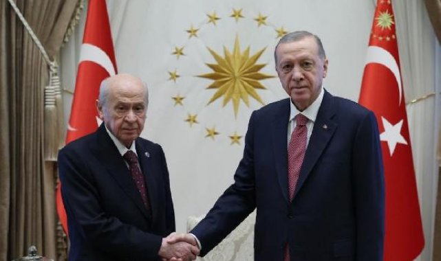 Cumhurbaşkanı Erdoğan, Bahçeli ile görüştü