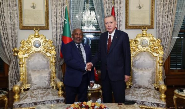 Cumhurbaşkanı Erdoğan Komorlar Birliği Cumhurbaşkanı Azali ile görüştü