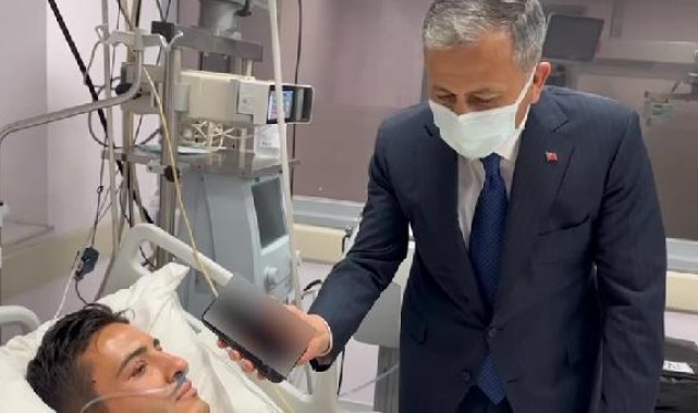 Cumhurbaşkanı Erdoğan, terör saldırısında yaralanan polis ile telefonda görüştü