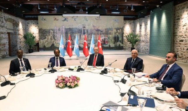 Cumhurbaşkanı Erdoğan ve Somali Cumhurbaşkanı görüşmesinde İsrail'in Filistin'e saldırıları ele alındı