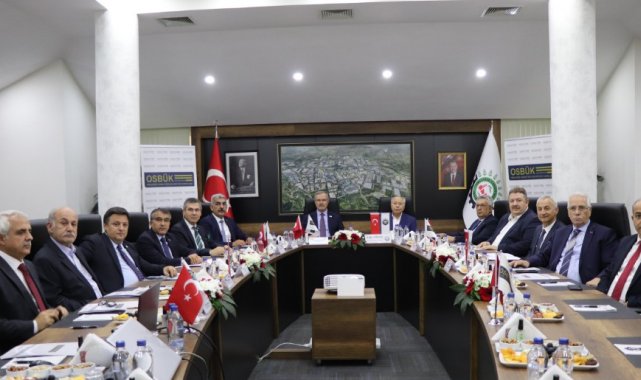 Denizli OSB, OSBÜK yönetim kurulunu ağırladı