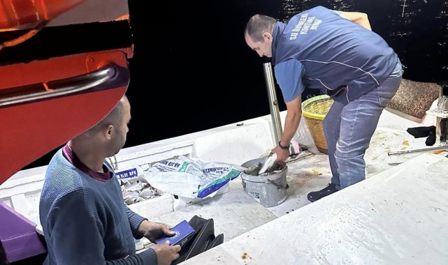 Didim'de su ürünlerine gece denetimi