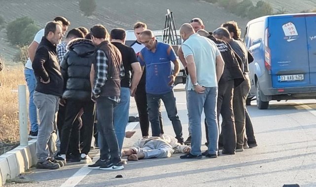Domaniç'teki trafik kazasında motosiklet sürücüsü ağır yaralandı
