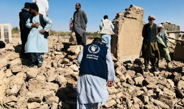 Dünya Gıda Programı deprem sonrası Afganistan'da