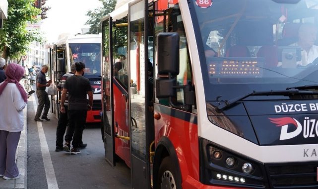 Düzce'de 29 Ekim'de toplu ulaşım ücretsiz