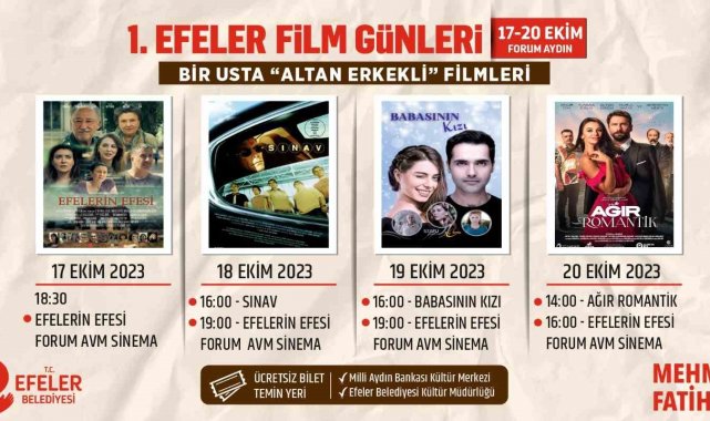 Efeler Film Günleri başlıyor