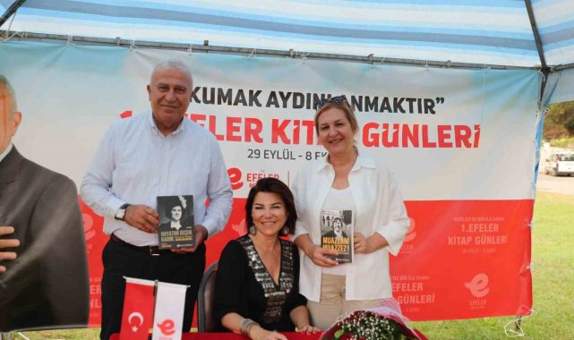 Efeler'de kitap fuarı 9'uncu gününde devam etti