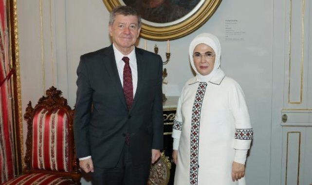 Emine Erdoğan, BM Politikadan Sorumlu Genel Sekreter Yardımcısı Ryder'ı kabul etti