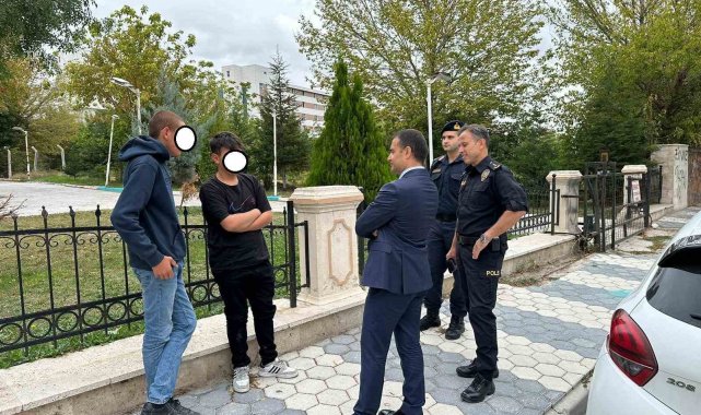Emirdağ'da okul çevrelerinde denetim yapıldı