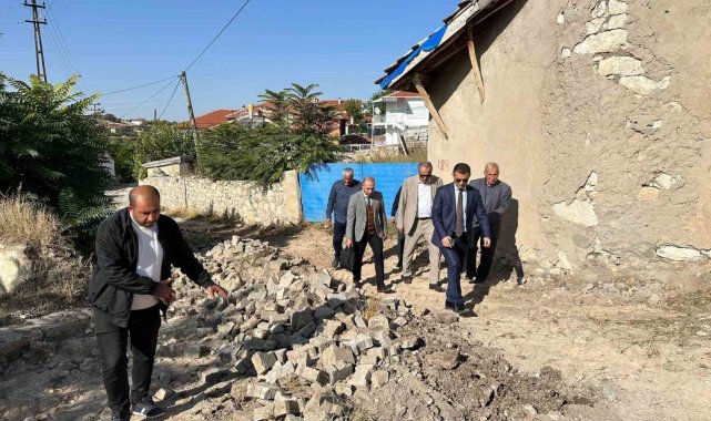 Emirdağ'daki köylerde alt yapı çalışması sürüyor