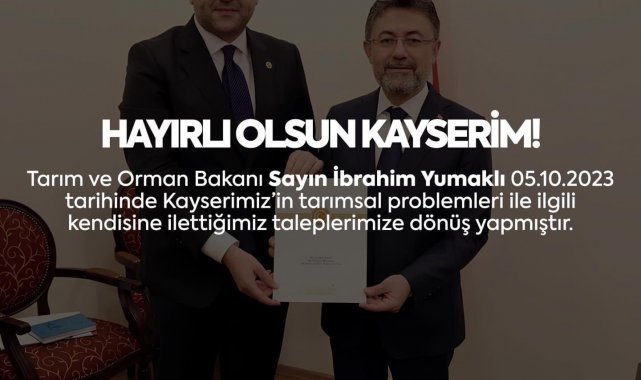 Ersoy'dan 3 müjde