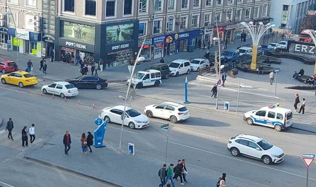 Erzurum trafiğine 1 ayda 3 bin 382 araç kaydı