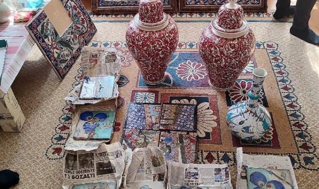 Eskişehir'de değeri 400 bin dolar olan Osmanlı eserleri ele geçirildi