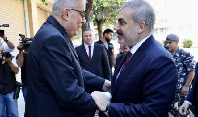 Fidan, TİKA'nın yenilediği Lübnan Dışişleri Bakanlığı binasının açılışına katıldı